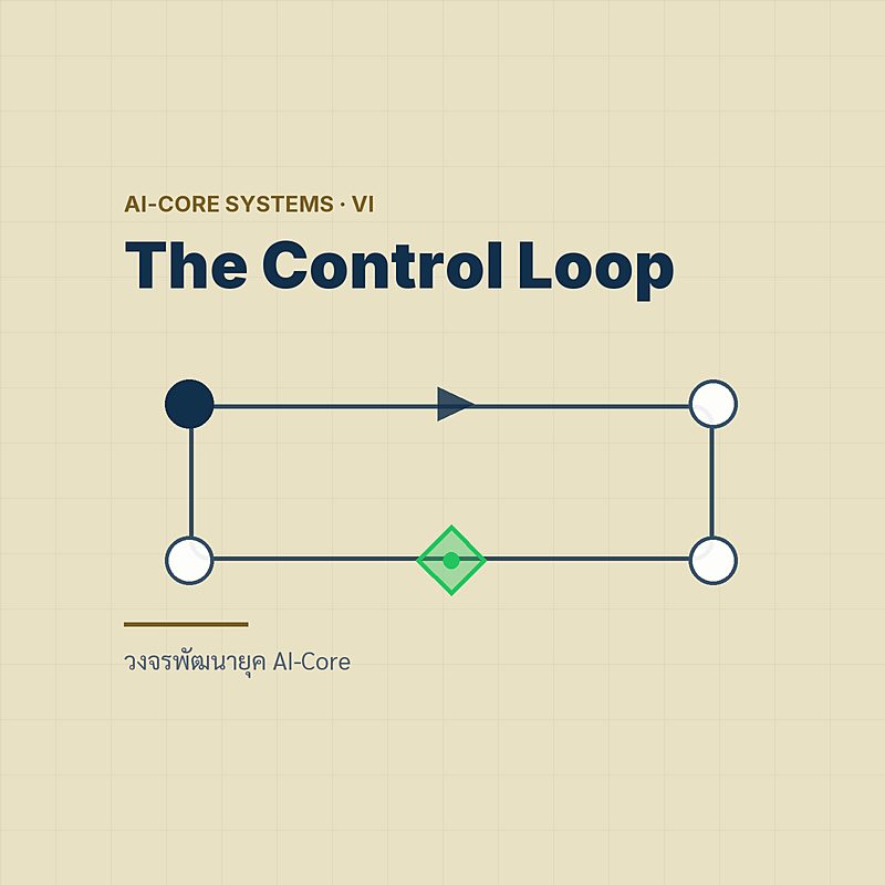 Specify → Constrain → Generate → Verify — วงจรพัฒนายุค AI-Core