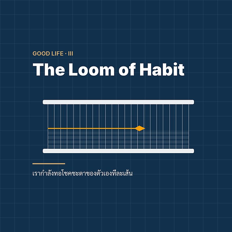 The Loom of Habit — เรากำลังทอโชคชะตาของตัวเองทีละเส้น